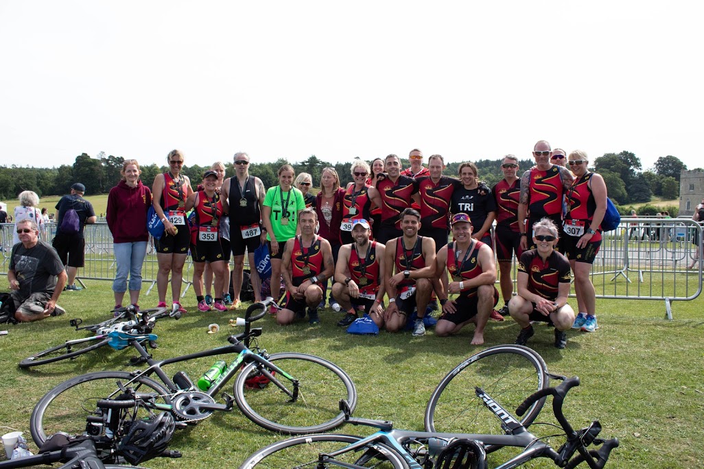 Sittingbourne Striders were out in force at the Leeds Castle Triathlon ...