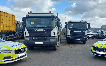 Vehicles Seized During Multi Agency Operation