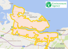 Costal Flood Alert Issued For Tomorrow